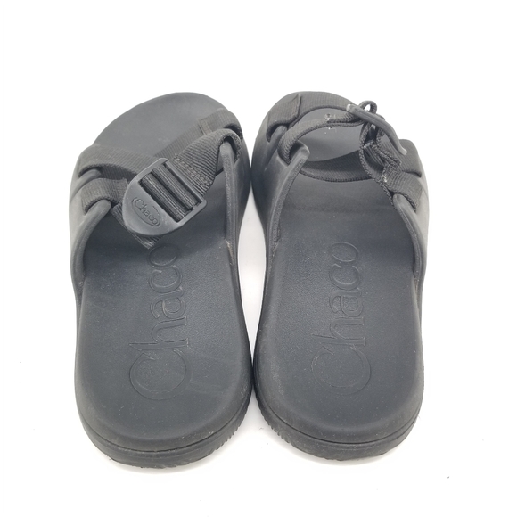 B4 Chaco Chillos Black Slides Sandal Womens Size 6 - Picture 4 of 6